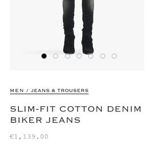 Balmain Cotton Denim Jean's